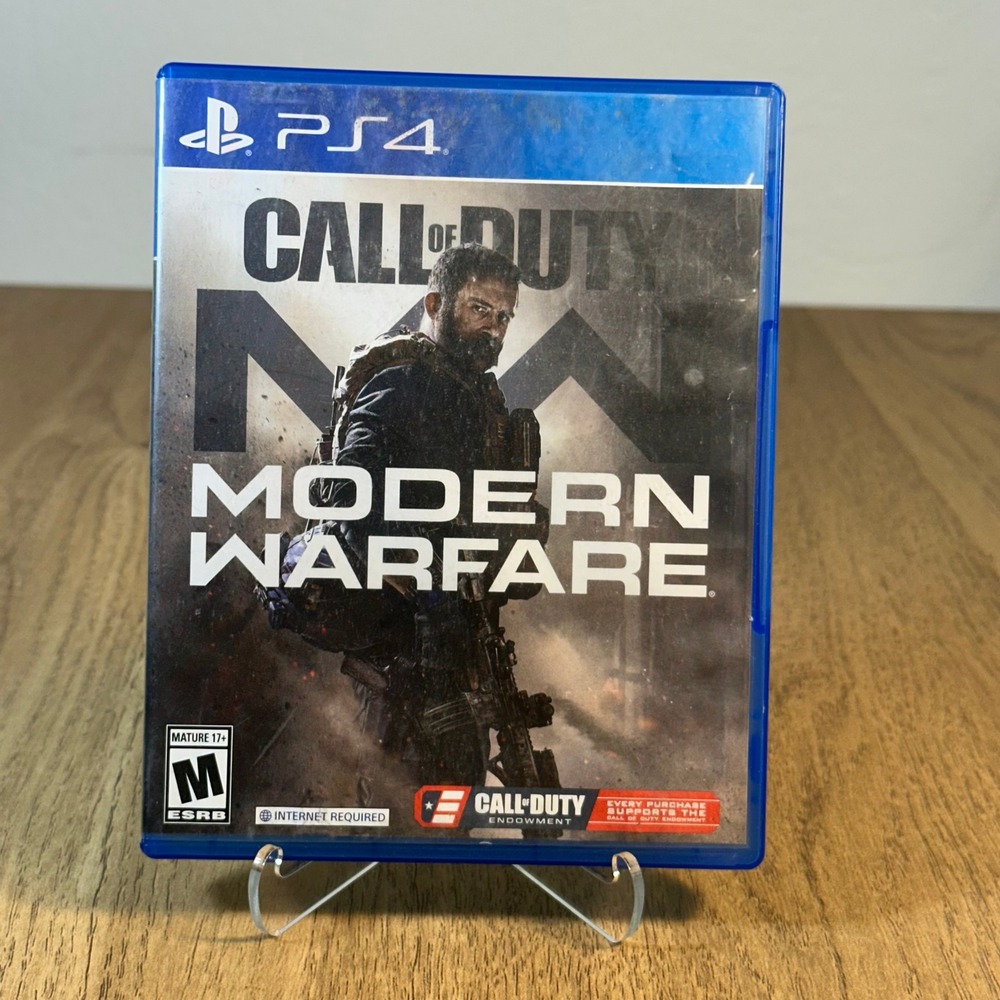 Activision Call of Duty Modern Warfare PS4 Case and Art Only Good Replacement